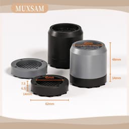 Vibratiedemper Voetkussens, Verpakking van 4, 6,3 cm, Anti-Slip Rubber Voetkussens voor Wasmachines en Drogers — thumbnail 2