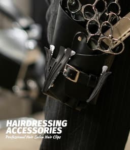 12x Professionele Antislip Haarspeldenset Zwart - Voor Knippen, Stylen en Verdelen — thumbnail 2