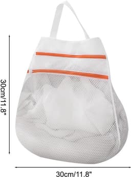 Waszak - 2 Stuks - Waszakken - Waszakjes - Wasnetten - Netwaszakken - Waszakjes Met Rits - Beschermzak voor Wasmachine - Laundry Bag - Kledingzakjes - Wassorteerder - Waszak Voor Delicate Stoffen - Voor Thuis, Slaapzaal, Hotel, Reizen - 30*30cm — thumbnail 5