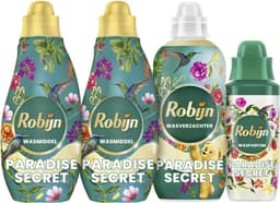 Robijn Perfect Match - Paradise Secret - 4 stuks - 2x wasmiddel + 1 wasverzachter + 1 wasparfum - Voordeelverpakking — thumbnail 2