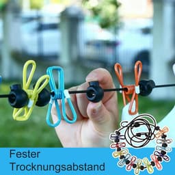 Uittrekbare Draagbare Wasknijperset voor Reizen en Camping — thumbnail 4