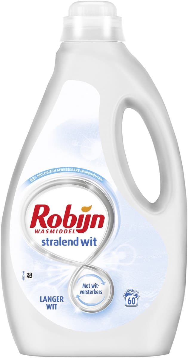 Robijn - Vloeibaar Wasmiddel - Stralend Wit - 60 wasbeurten — afbeelding 1