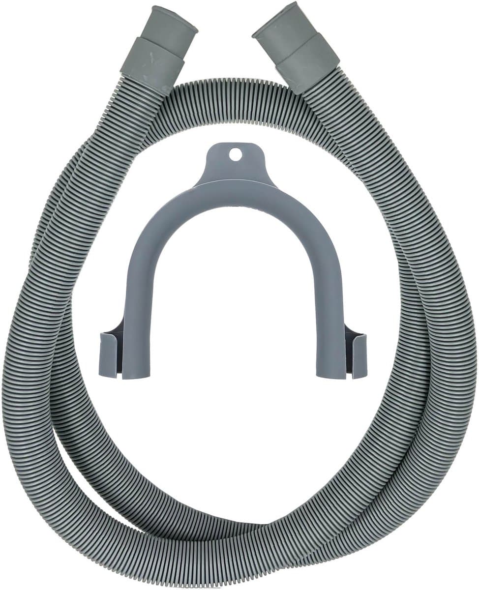 Afvoerslang wasmachine / vaatwasser 3,5 meter lengte | Twee rechte aansluitingen van 19 & 22 mm | Universeel toepasbaar voor de meeste merken | Multaparts® huismerk — afbeelding 1
