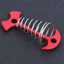 Aluminium Tenttouwspanners Set van 4 met Veergesp en Grondankers - Ideaal voor Kamperen en Wandelen — thumbnail 3
