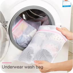 Wasnetjes - Waszak - Wasnetje - Kleine Waszak - 30/40CM - 2 stuks - Met rits - Lingerienetje - Lingeriezakje - Wasmachine netje - Veilig wassen - CHPN — thumbnail 1