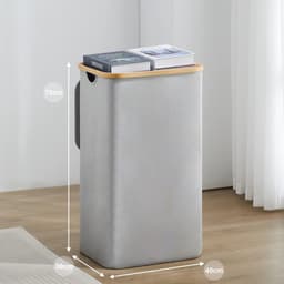 Wasmand - Perfecte afmetingen - 1 stuk - 30 x 40 x 70 cm — thumbnail 4