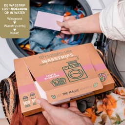 Wasstrips Proefpakket - Fresh Linen - Lentebloesem - Ocean Breeze - 3x100 Wasbeurten Incl. Wasverzachter – Wasmiddeldoekjes Wasdoekjes – Detergent sheets - Vegan — thumbnail 2