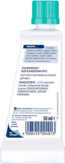 Dr. Beckmann Vlekkenduivel Bloed & Eiwit – 3 x 50 ml Voordeelverpakking — thumbnail 2