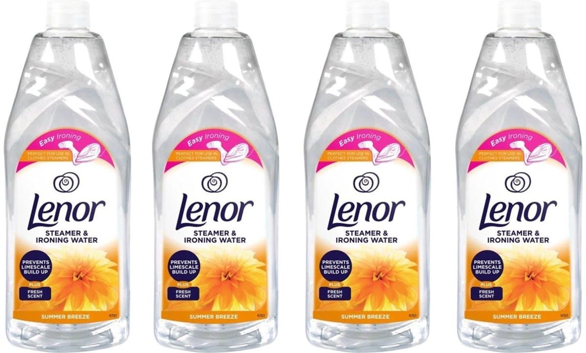 Lenor Strijkwater Summer Breeze 4 x 1000 ml — afbeelding 1