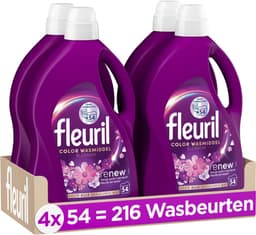 Fleuril Wasmiddel 54 wasbeurten Color Blossom - 4 x 2,430 liter - Voordeelverpakking — thumbnail 2