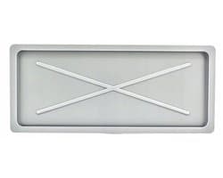 Altom Design Serie - Sproei Mat - 55x24 cm - Duurzaam Kunststof - Zilver