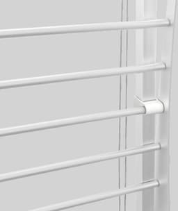 Foxydry Wall 108 cm White droogrek wandmontage -bediening links- Witte kleur - 108 x 52 x 137 cm — thumbnail 2