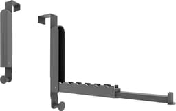 James & Mace® Droogrek Deur –Wanddroogrek - Deurhaken Over Deur – Droogrek Hangend – Opvouwbaar en uitschuifbaar – Badkamer – Slaapkamer – Op Reis — thumbnail 1