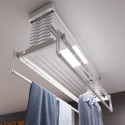 Foxydry 122 cm PRO electrisch plafonddroogrek met verwarming - 122 X 53 X 25 cm — thumbnail 3