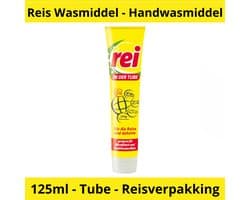 Reis Wasmiddel - Handwasmiddel - Tube 125ml - Reiswasmiddel voor vakantie - Travel - Reisverpakking - Handwas
