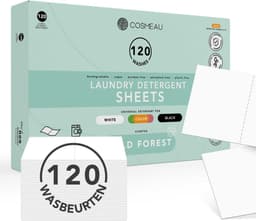 Cosmeau G5 Wasmiddel Wasstrips 120 Wasbeurten - Wilde Bossen Wild Forest - Wasvellen - Wasmiddeldoekjes - Detergent Sheets - Wasdoekjes — thumbnail 1