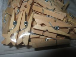 Stern 50 stuks hobby mini wasknijpertjes hout — thumbnail 2