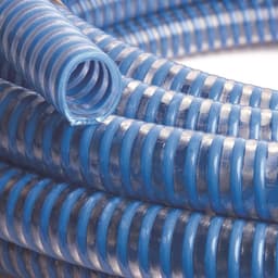 Azur zuigslang voor waterpomp 32mm / 1 1/4'' inch, blauw transparant, 10 meter lengte (Retour niet mogelijk) — thumbnail 3
