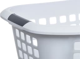 5Five Wasmand extra groot - wit - kunststof - 51 liter - 67 x 47 x 27 cm — thumbnail 2