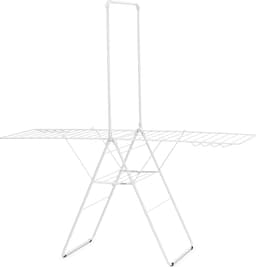 Brabantia HangOn Droogrek 25m - met Stang - Inklapbaar Wasrek - White — thumbnail 3
