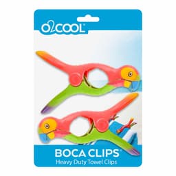 O2COOL - Boca Clips® Extra Stevige Handdoekclips - Papegaai — thumbnail 2