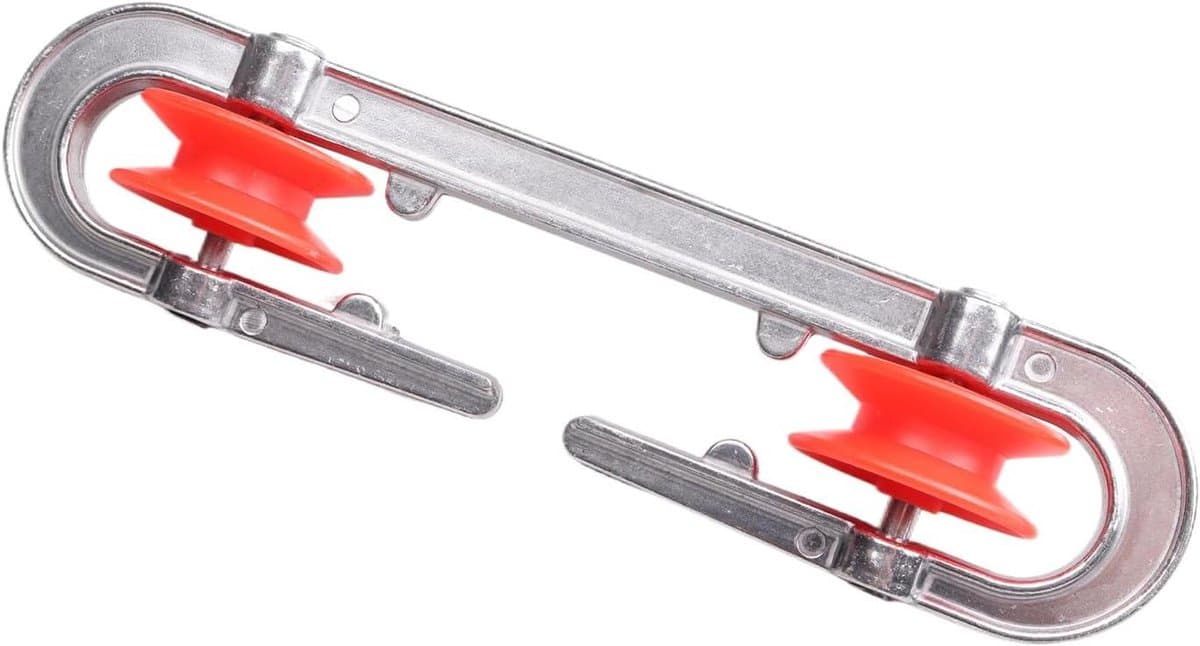 Waslijnspreider - Waslijnverdeler spanner - Wassen en drogen - Ontwarren en aanspannen - 18.5 cm - Aluminium — afbeelding 1