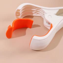 Handdoekklemmen - Wasknijpers - Kleding Drogen - Sterke Grip - 4 Stuks - Oranje — thumbnail 5