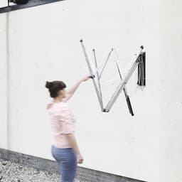 YOR® Wanddroogrek Inklapbaar - Wanddroogrek - Zilver - 184cm x 182cm x 109cm; 5.49 kg — thumbnail 3