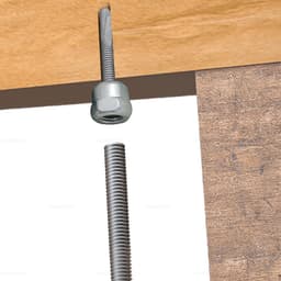 Verticale Schroefanker - Stalen Anker - Bevestigen Staal - Corrosiebestendig - 75 Stuks - Zink — thumbnail 2