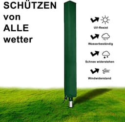 Draaibare hoes Geschikt voor wasrek, 180*16*16 cm, gemaakt van hoogwaardig waterdicht 600D-materiaal, UV-bestendig en milieuvriendelijk. — thumbnail 2