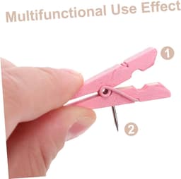 Houten Punaises - Klem Pinnen - Foto's Ophangen - Markering Vrij - 120 Stuks - Diverse Kleuren — thumbnail 3