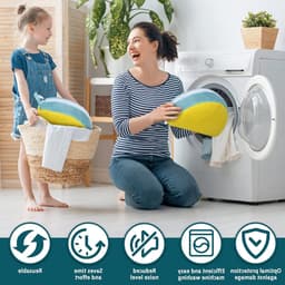 Set van 2 Waszakken voor Schoenen, Herbruikbare Waskruiden, Ideaal voor de Wasmachine en Reizen, Schoenorganizer en Bescherming — thumbnail 3