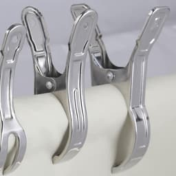 4 stuks -kledingdroogclip - Grote dekenclip - Roestvrijstalen grote dekendroogclip - Zilver - 14*9 cm - Stevig en duurzaam - Geschikt voor zware dekens en grote voorwerpen — thumbnail 3
