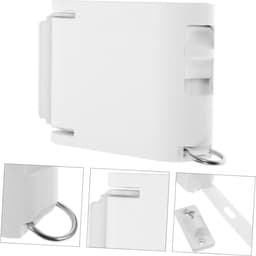 Waslijn Binnen Buiten - Uittrekbaar Koord - Kleding Drogen - Boorvrije Installatie - 5.5 Inch - Wit — thumbnail 5