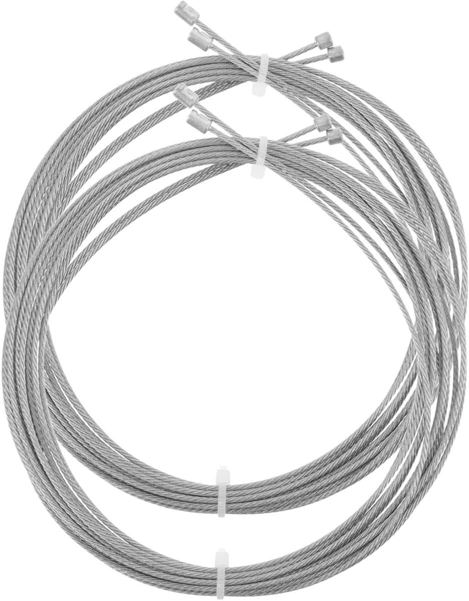 2pcs Clothes Rack Steel Wire Drying Line for Clothes Balcony Stainless Steel Clothesline Clothes Drying Hanger Drying Rope for Outdoor Clothing Washing Accessories Steel Wire Silver — afbeelding 1