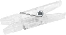 Dailygoods- Mini Wasknijpers 300 Stuks - Transparant - Kunststof - Kleine Knijpers - Duurzaam - Metalen Veer - Ideaal voor Knutselen — thumbnail 2