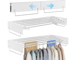 REN®roogrek - Wasrek - Droogrek- Wit- 40cm x 80cm x 10cm