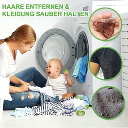 Deze 12-delige wasaccessoireset bevat herbruikbare wasballen die geschikt zijn voor wasmachines en drogers. De ballen verwijderen katten- en hondenhaar en zijn gemaakt van hoogwaardig nylon. — thumbnail 2
