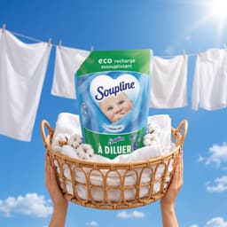 Soupline Hemels Fris Geconcentreerde Wasverzachter 10 x 29 wasbeurten - eco navullingen — thumbnail 5