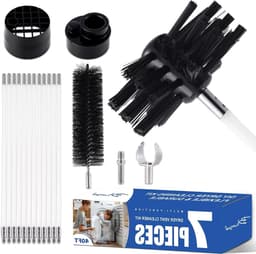 Droger ventilatie reiniger - Pluisverwijderaar - Veiligheid verbeteren - Verlengt tot 40 voet - 7 stuks kit - Upgrade — thumbnail 1