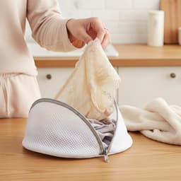 Ondersteunende wasnet voor bh's, 4-delige set voor de wasmachine, beschermt delicate kleding en ondergoed (19x17 cm) — thumbnail 5