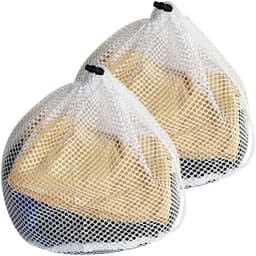 Set van 2 Draagbare Wasnetten met Trekkoord voor Kleding, Bedlinnen en Tafelkleedjes - Ideaal voor de Wasmachine — thumbnail 3