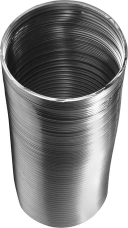 Dparts 120mm aluminium luchtafvoerslang - 1,5 meter - hittebestendig tot 250 °C - flexibel afzuigkap wasdroger lucht afvoer slang - flexibele ventilatieslang buis — thumbnail 3