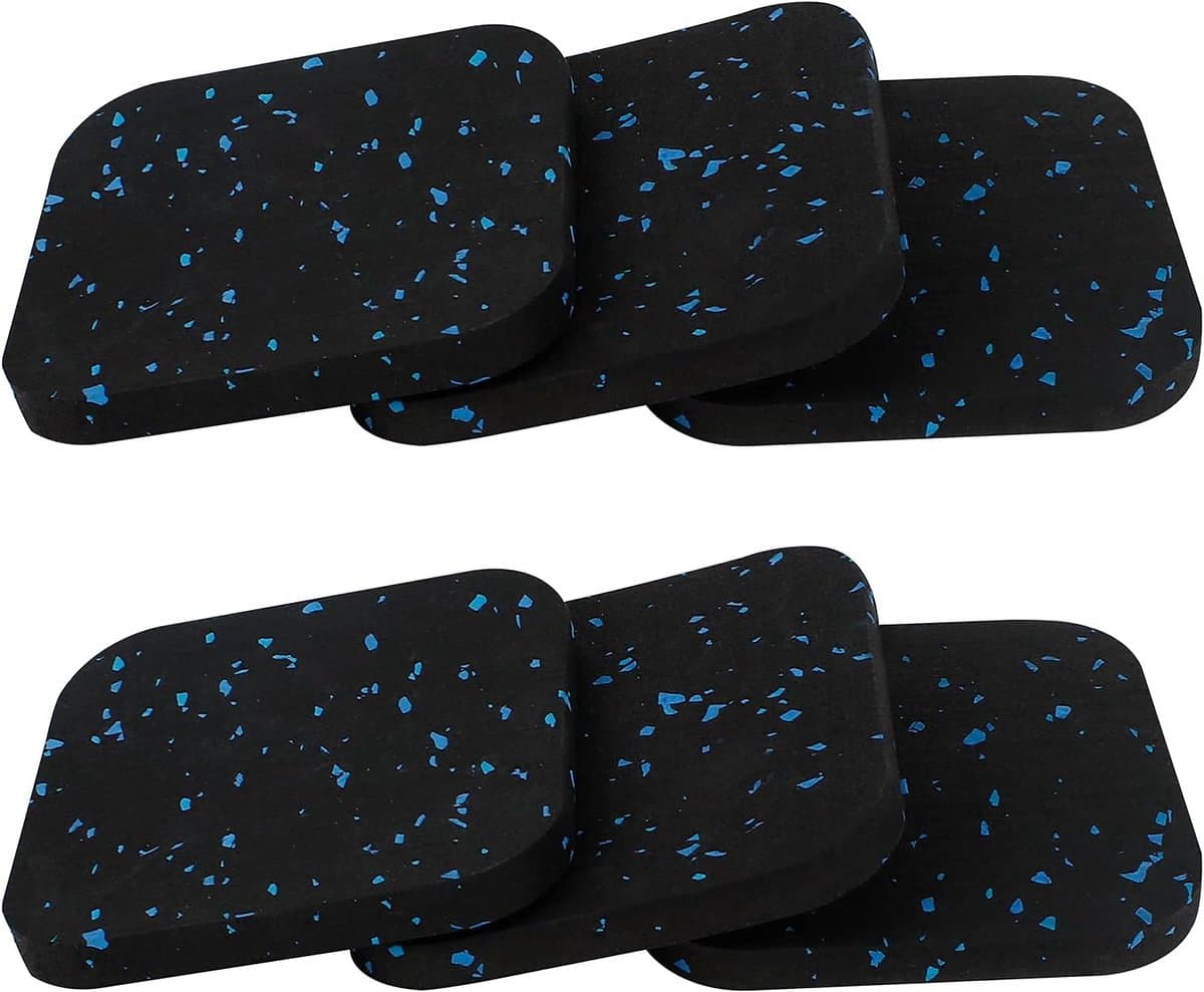 Anti Trillingsmat Wasmachine - en Wasdroger - Geluidsdempende Antislip Mat - Rubber Mat Trillingsdempers - Trillingsdempers wasmachine – Extra dik - Voetjes wasmachine & droger - Wasmachine demper – Anti trillings - vibratie - dempers pads – Antislip — afbeelding 1