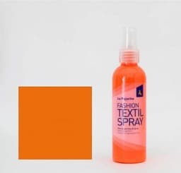 La Pajarita textielverf spray 100ml neon oranje voor knutselen. — thumbnail 1