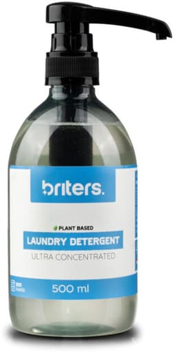 Briters Super Geconcentreerd Wasmiddel - Fresh Linen - 100 Wasbeurten met slechts 500ml - Vegan & Plantaardig - Natuurlijke kracht - SLS vrij — thumbnail 4