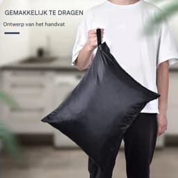Waszakken - Waterdichte natte droge waszak - reistas voor natte kleding met ritsen - vuile waszak - multifunctionele waszakken - organizer - opbergtas voor badpakken - Bescherm je Wasgoed en Wasmachine (1 stuk,24 x 32 inch) — thumbnail 3