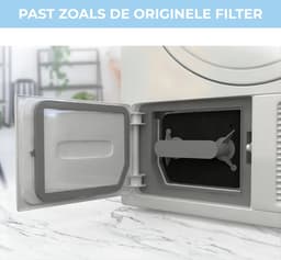 Bramokava 3x Filter geschikt voor Miele Droger 9164761 - 210 x 155 x 30 mm - Spons Foam Schuimfilter — thumbnail 4