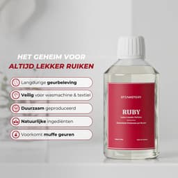 SteamStory Luxe Wasparfum Ruby - Luxe bloemige geur met citrus, roos & amber - 500 ml — thumbnail 4