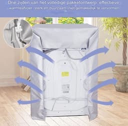 Wasmachinehoes - waterdichte wasmachine beschermhoes - stof- en anti-verouderingshoes - anti-ultraviolet wasmachine beschermhoes - geschikt voor pompdroger, frontdroger — thumbnail 4